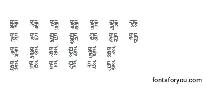 Шрифт Tibetanmachineweb2