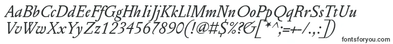 PentagrafOtItalic Font – Fonts for Xiaomi