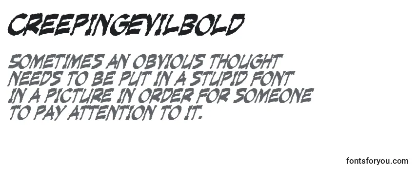 CreepingEvilBold Font