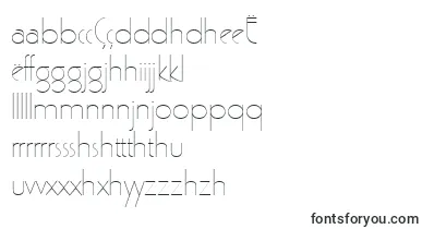 PergamonRegular font – nyanja Fonts