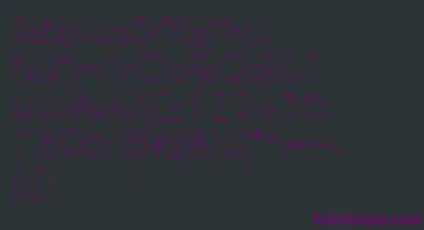 PergamonRegular font – Purple Fonts On Black Background