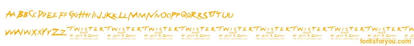 fuente TwisterFont – Fuentes Naranjas