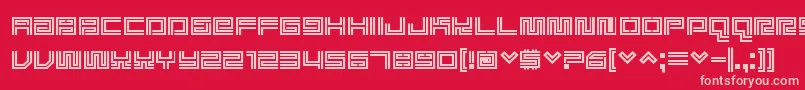 Supreme ffy Font – Pink Fonts on Red Background