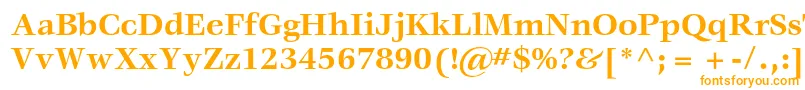 Шрифт VeljovicstdBold – оранжевые шрифты