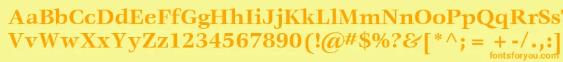 More about VeljovicstdBold Font VeljovicstdBold Font – Orange Fonts on Yellow Background