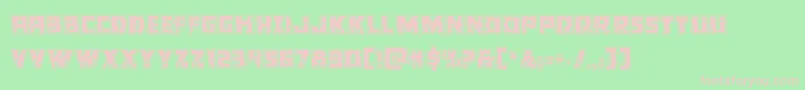 Colossusriddle Font – Pink Fonts on Green Background