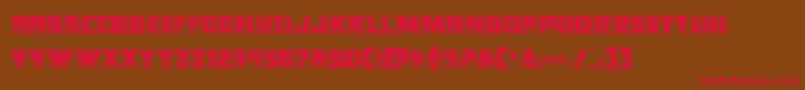 Colossusriddle Font – Red Fonts on Brown Background