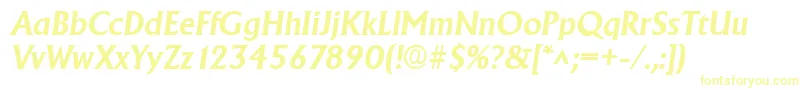 AdelonBoldItalic Font – Yellow Fonts