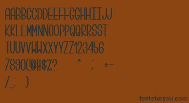 Centi font – Black Fonts On Brown Background