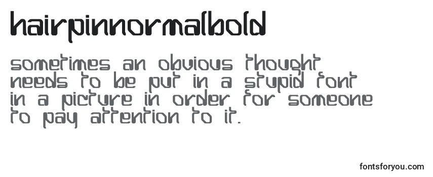 HairpinNormalBold Font