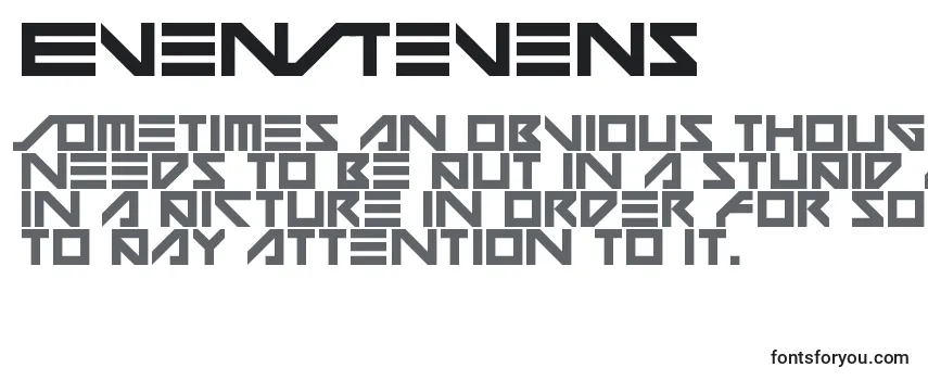 Шрифт EvenStevens
