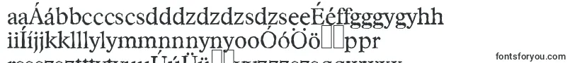 FranciscoantiqueRegular-Schriftart – ungarische Schriften