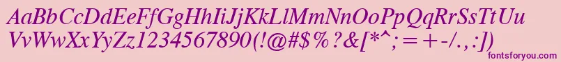 Cgtr46x Font – Purple Fonts on Pink Background