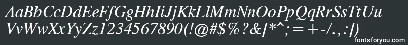 Cgtr46x Font – White Fonts on Black Background