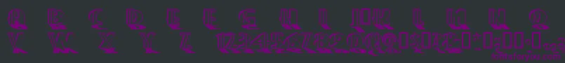 Granps Font – Purple Fonts on Black Background