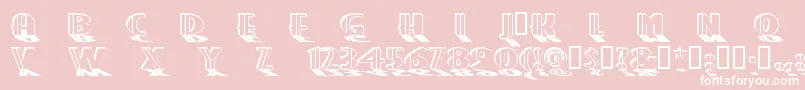 Granps Font – White Fonts on Pink Background