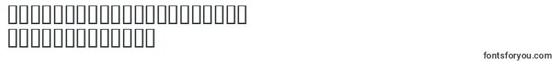 フォントUniversLt39ThinUltraCondensed – マレー文字