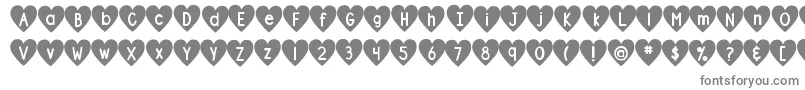 DjbShapeUpHearts Font – Gray Fonts