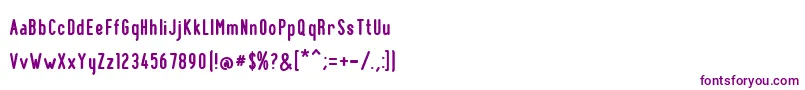 BnPinkyBold-Schriftart – Violette Schriften