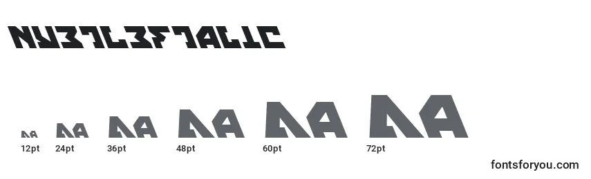 Размеры шрифта NyetLeftalic