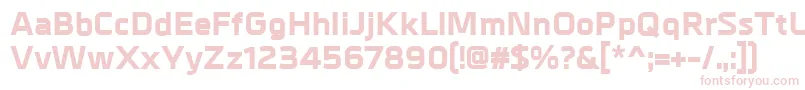 Шрифт MetrikExtrabold – розовые шрифты