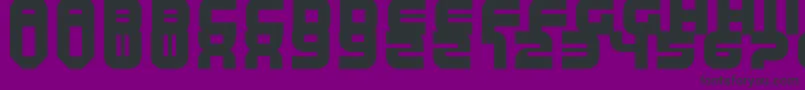 TripTrap Font – Black Fonts on Purple Background