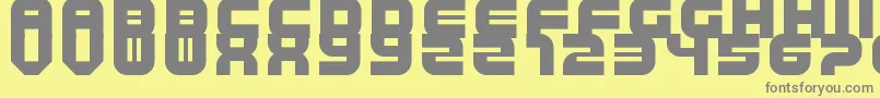 TripTrap Font – Gray Fonts on Yellow Background