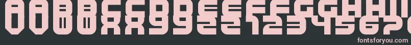 TripTrap Font – Pink Fonts on Black Background