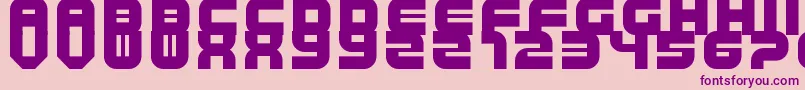 TripTrap Font – Purple Fonts on Pink Background