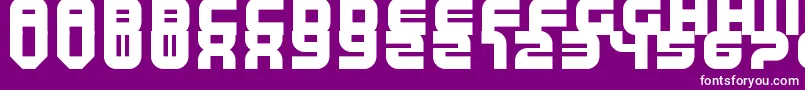 TripTrap Font – White Fonts on Purple Background