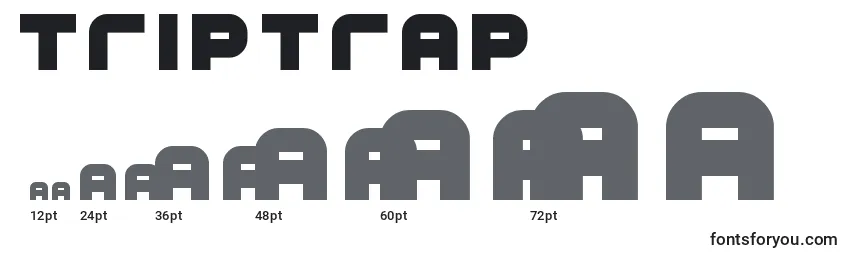 TripTrap-fontin koot