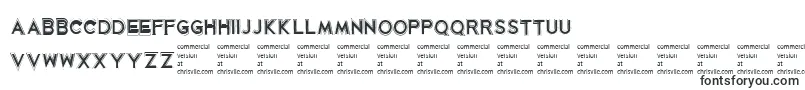 KorribanRegular-fontti – mainosfontit