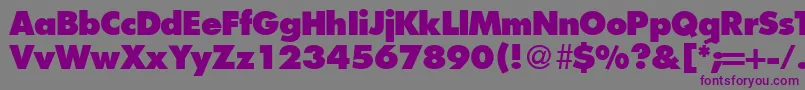 FunctiontwoextraboldRegular-fontti – violetit fontit harmaalla taustalla