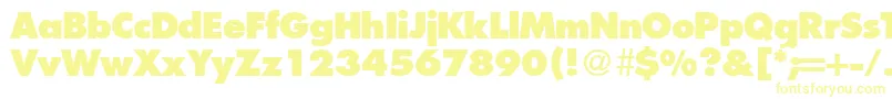 FunctiontwoextraboldRegular-Schriftart – Gelbe Schriften