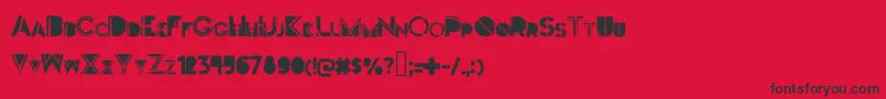 Czcionka Darkfont – czarne czcionki na czerwonym tle