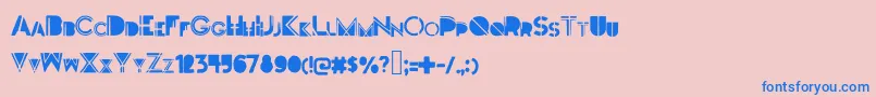 Czcionka Darkfont – niebieskie czcionki na różowym tle