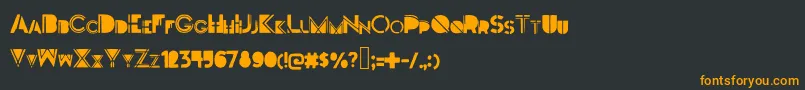 Czcionka Darkfont – pomarańczowe czcionki na czarnym tle