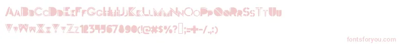 Darkfont Font – Pink Fonts on White Background