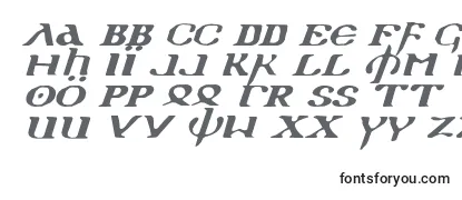 HolyEmpireExpandedItalic Font