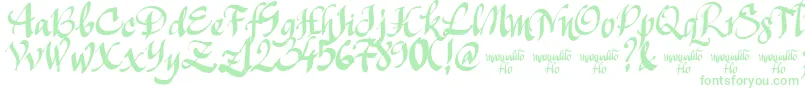 ManualitoFlo-fontti – vihreät fontit
