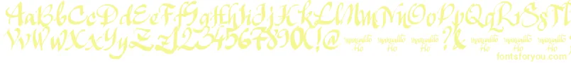 ManualitoFlo Font – Yellow Fonts