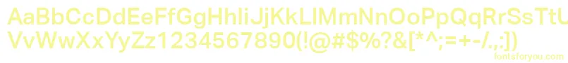 AktivgroteskcorpMedium Font – Yellow Fonts