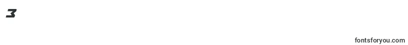 フォントNavycadetital – フォント数字3