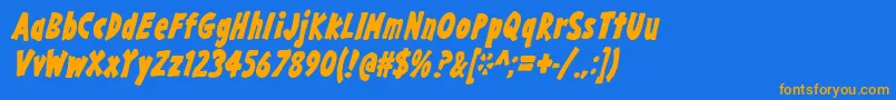 Lisätietoja GargleCdBdIt-fontista GargleCdBdIt-fontti – oranssit fontit sinisellä taustalla