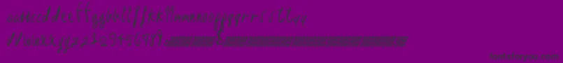 Rightplace Font – Black Fonts on Purple Background