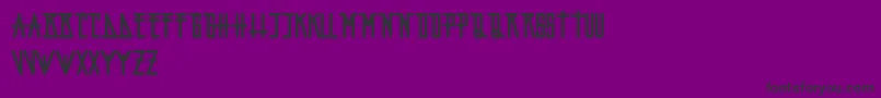 FopiArtchiko Font – Black Fonts on Purple Background