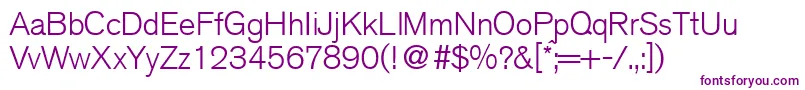 Weitere Informationen zur A750SansLightRegular-Schriftart A750SansLightRegular-Schriftart – Violette Schriften auf weißem Hintergrund