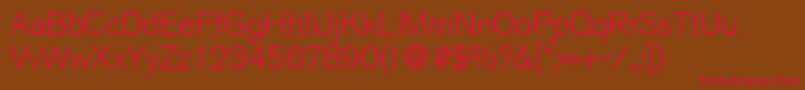 More about A750SansLightRegular Font A750SansLightRegular Font – Red Fonts on Brown Background