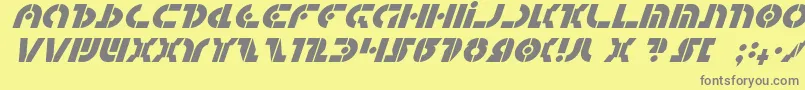 Quest2i Font – Gray Fonts on Yellow Background