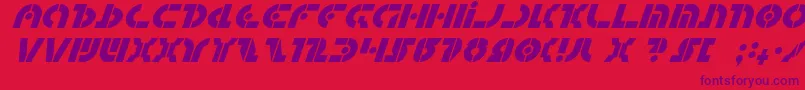 Quest2i Font – Purple Fonts on Red Background